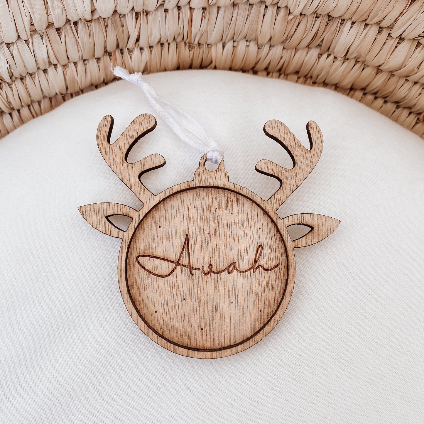 Personalised Reindeer Ornament
