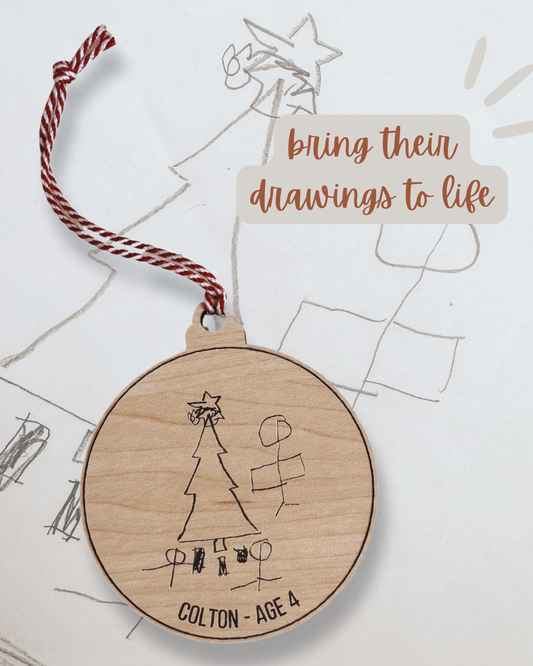Personalised Drawing Ornament