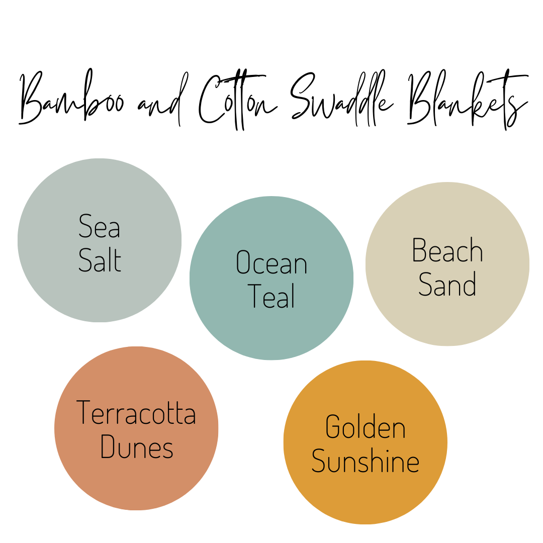 Bamboo Muslin Swaddle Blankets