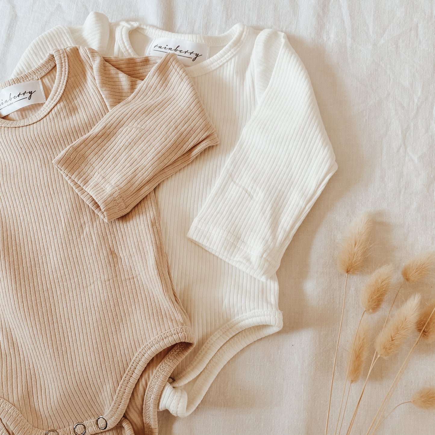 Long Sleeve Ribbed Romper