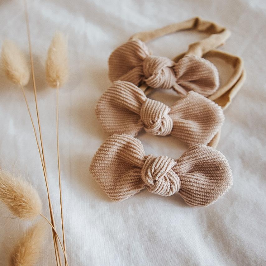 Corduroy Bow Headband