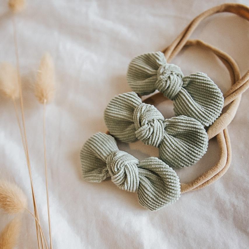 Corduroy Bow Headband