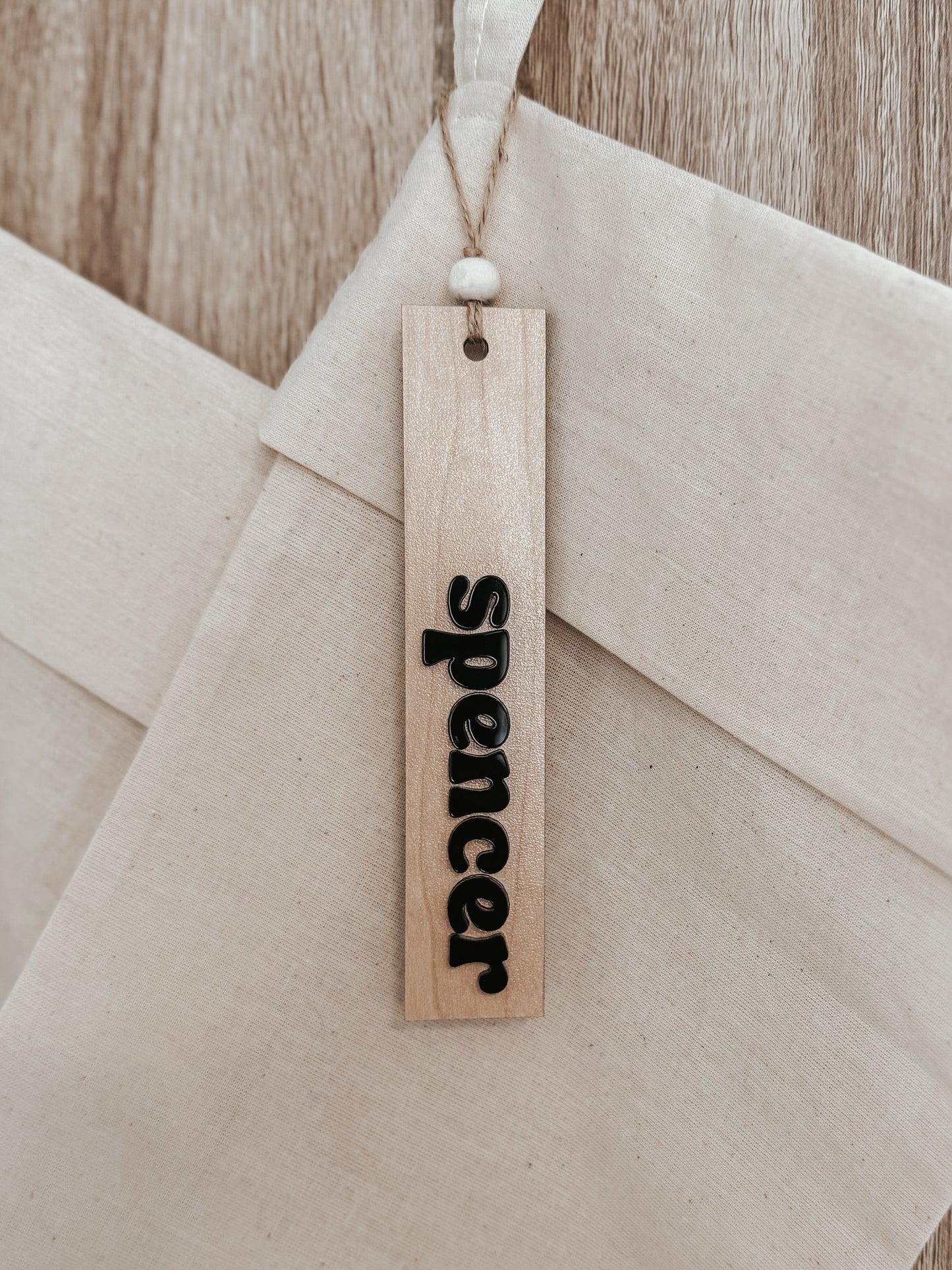 Christmas Stocking with Name Tag