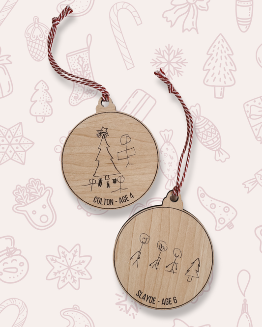 Personalised Drawing Ornament