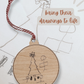 Personalised Drawing Ornament