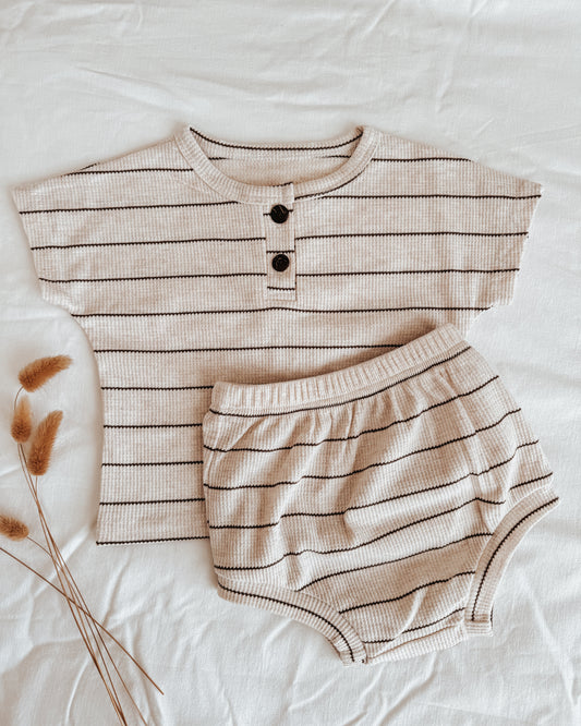 Waffle Stripe Set