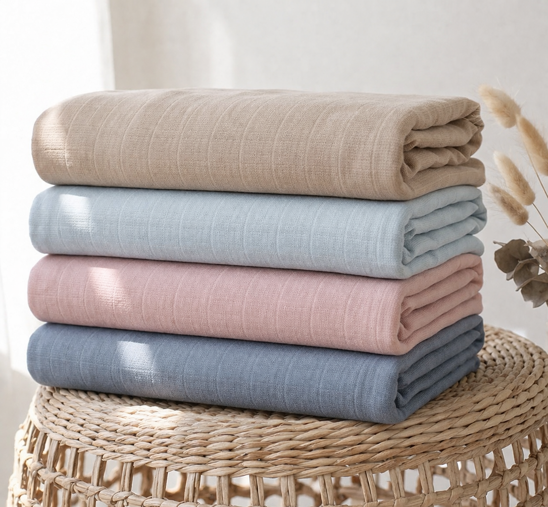 Bamboo Muslin Swaddle Blankets