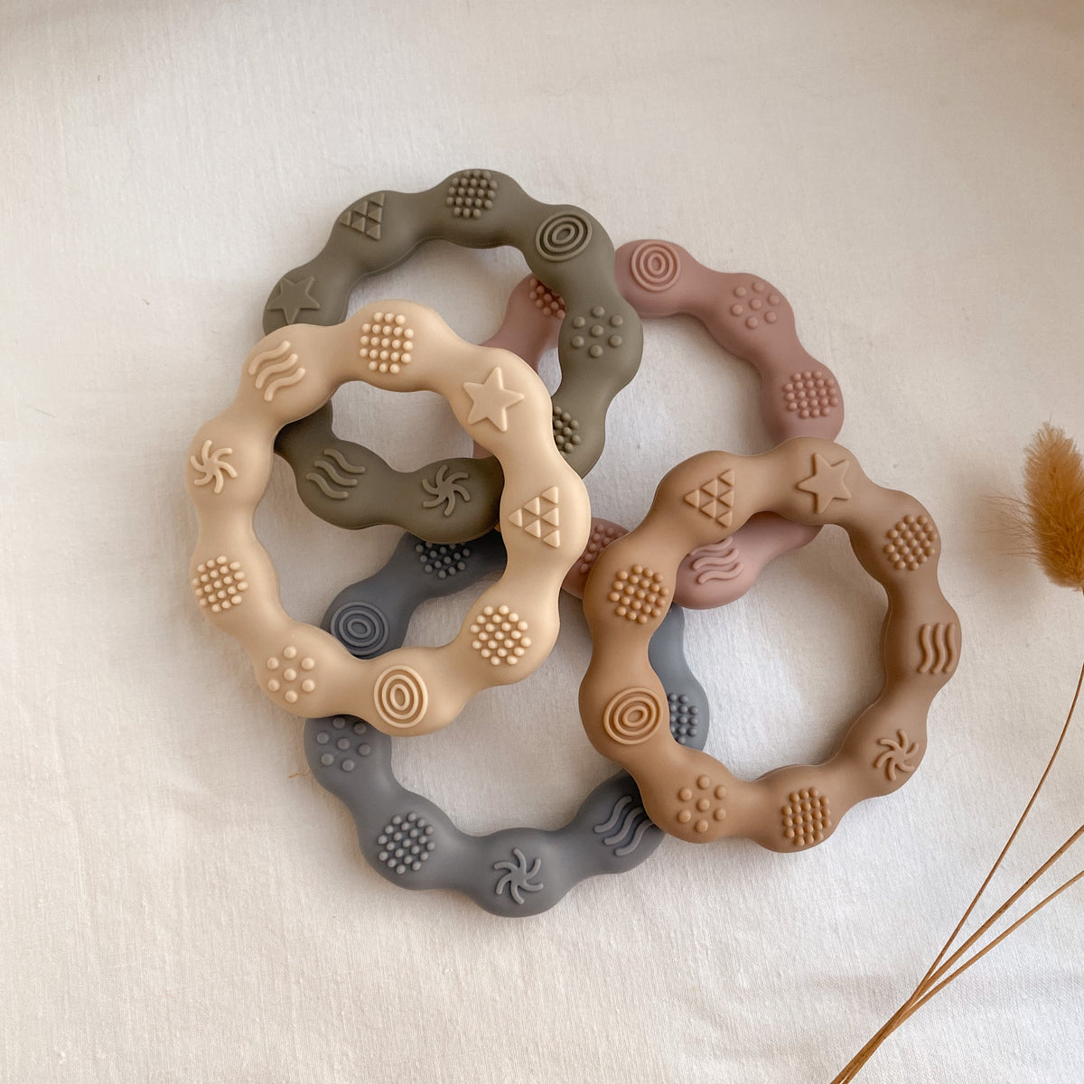Baby Teether Rings Silicone Teething Ring – Rainberry Baby