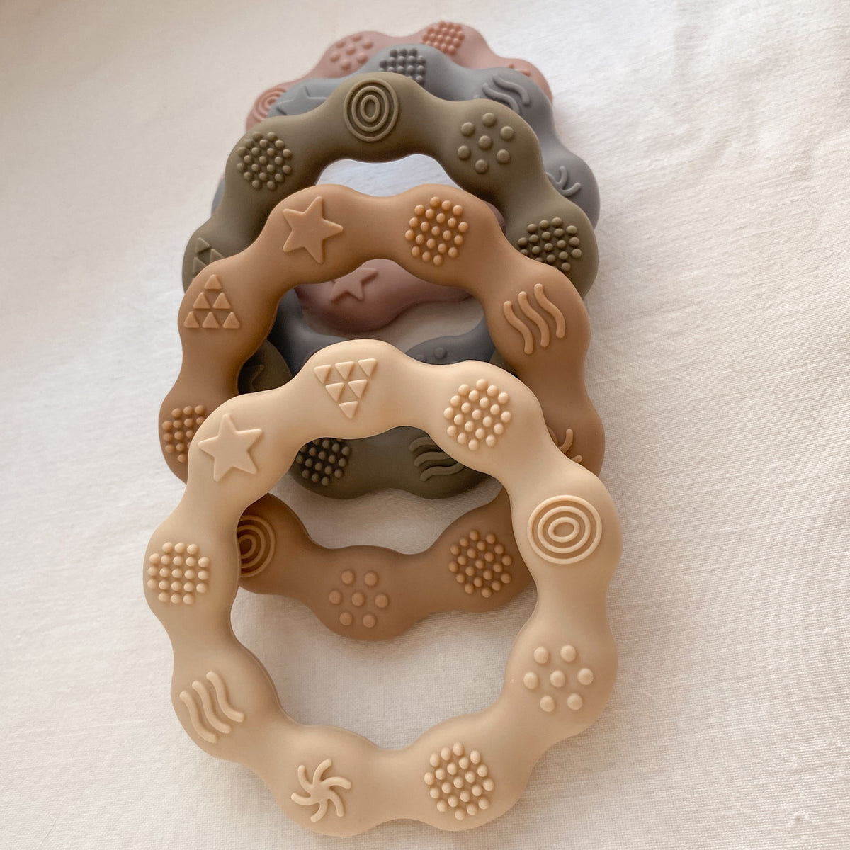 Baby Teether Rings Silicone Teething Ring – Rainberry Baby