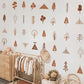 Nordic Camping Wall Stickers