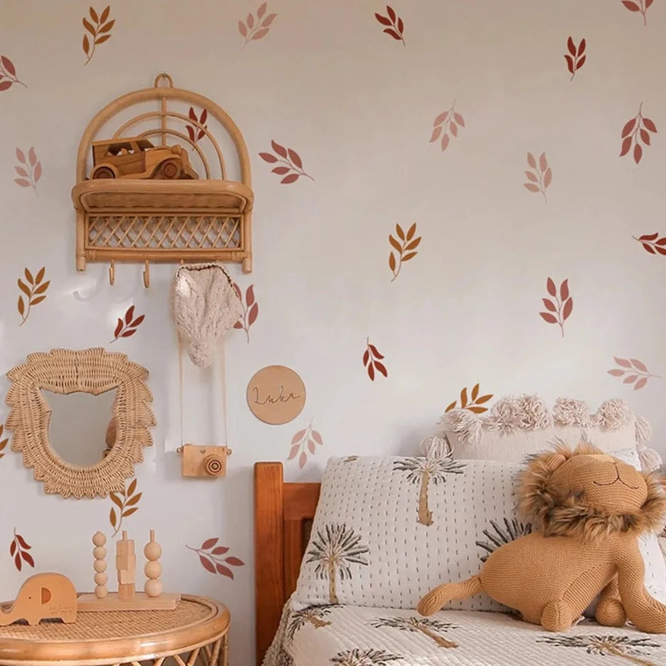 Botanical Leaves Wall Stickers