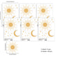 Sun, Moon, and Stars Wall Stickers