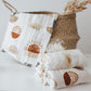 Signature Swaddle Blanket + Macrame Dummy Clip