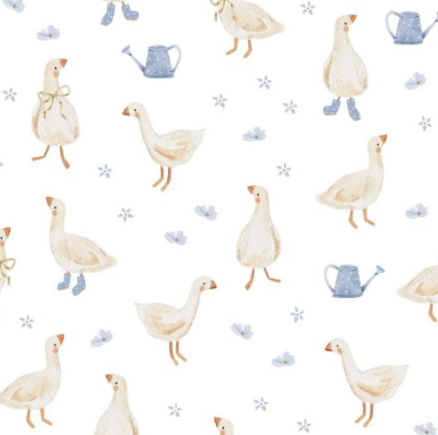Illustrated Bamboo Muslin Swaddle Blankets