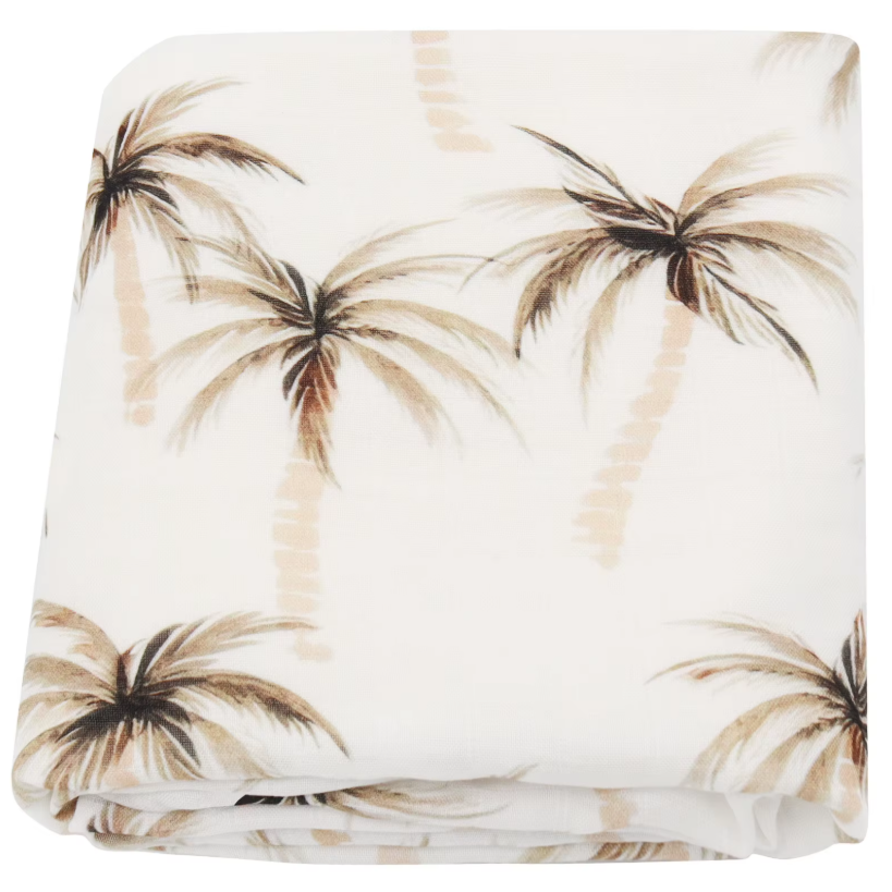 Illustrated Bamboo Muslin Swaddle Blankets
